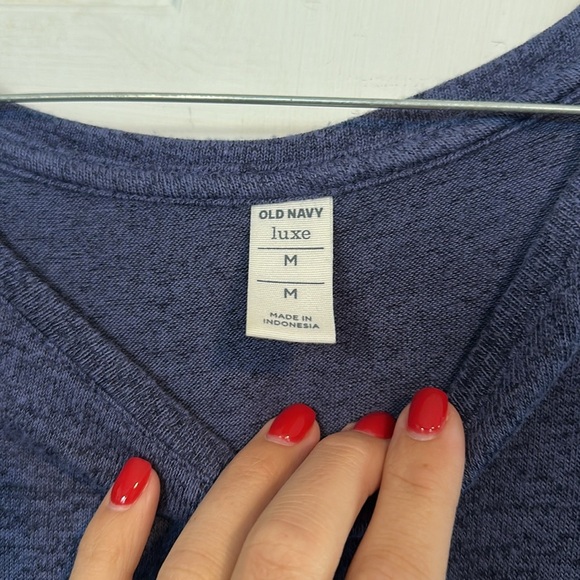 Old Navy Blue luxe tee size medium - Picture 3 of 3